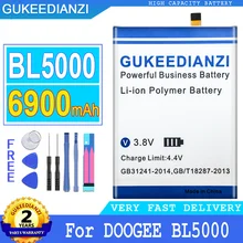 6900mAh Mobile Phone Battery BL 5000 For DOOGEE BL5000 Rechargeable Batteries Bateria with Free Tools tanie i dobre opinie GUKEEDIANZI 3501 mAh-5000 mAh Kompatybilny NONE CN (pochodzenie) BL5000 6900mAh Replacement Battery Li-ion Lithium Polymer Rechargeable Battery