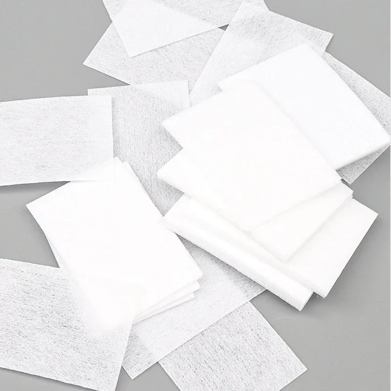 540-100Pcs Nail Polish Remover Wipe Nail Cleaning Pads UV Gel Remover Paper Non-Woven Nail Pads for Beauty Salon Manicure Tools 5