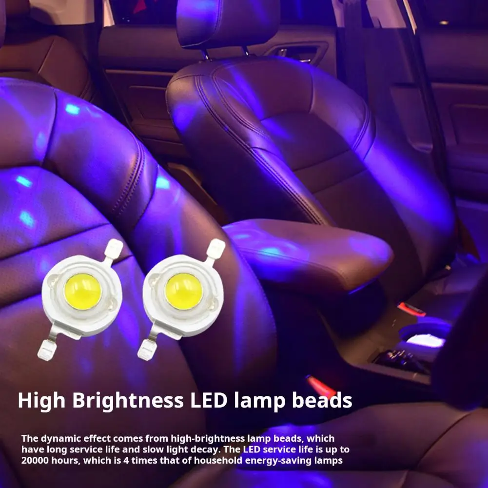 7.1*4.7cm Ambient Lighting Disco Ball Adjustable USB Rechargeable Mini Size Portable Sound Activated Multicolor Room Disco Light