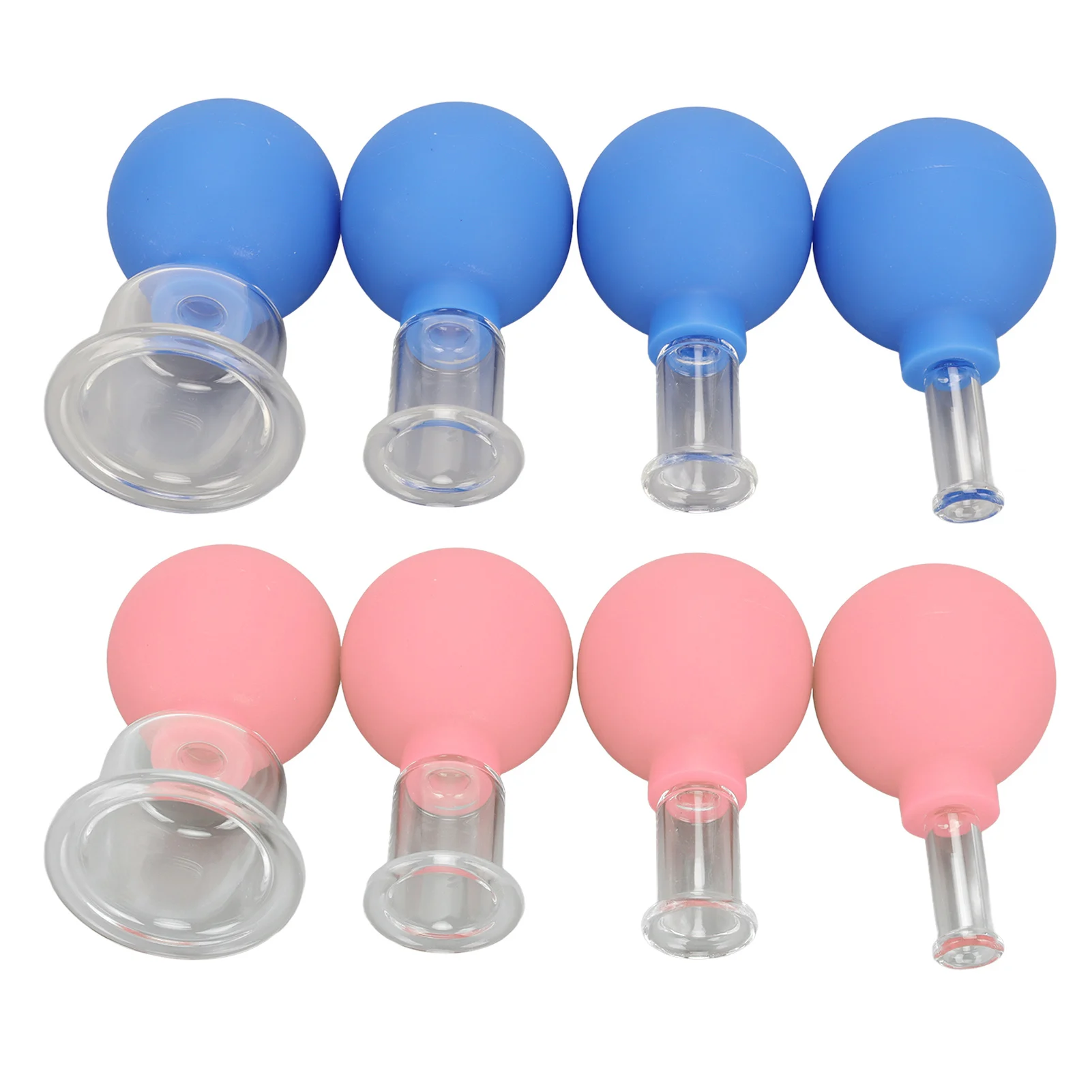 

Silicone Vacuum Suction Glass Cupping Tool Lymphatic Drainage Promote Blood Circulation for Shoulder