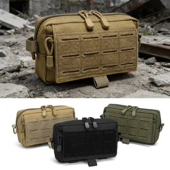 Nuova Borsa Utilità EDC di Emergenza, Marsupio Funzionale da Esterno con Tasche Zip, Borsa a Tracolla per Attrezzi Sportivi