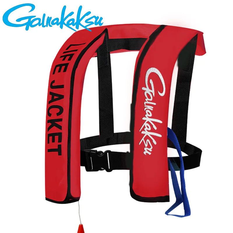 

2023 New Adult Outdoor Surfing Life Jacket Reflected Light Fishing Life Jacket Brand Fast Inflatable Emergency Rescue Life Ves