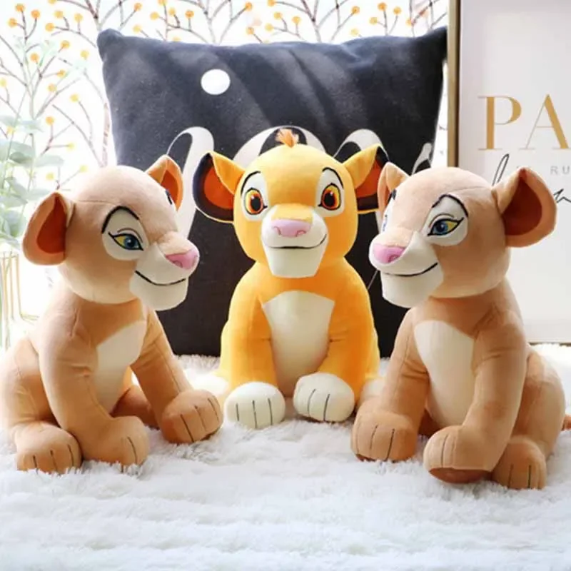 30Cm The Lion King Simba Soft Kids Doll 11.8 ''Young Simba Plushies Animali Di Peluche Giocattoli Per Bambini Regali Regali Gratuiti