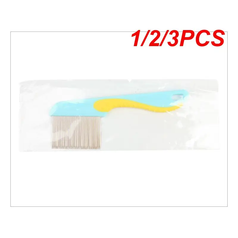 1/2/3Pcs Pettine Anti Pidocchi Per Cani E Gatti Pettine Per Toelettatura Per Cani Con Ago Lungo E Corto In Acciaio Inossidabile