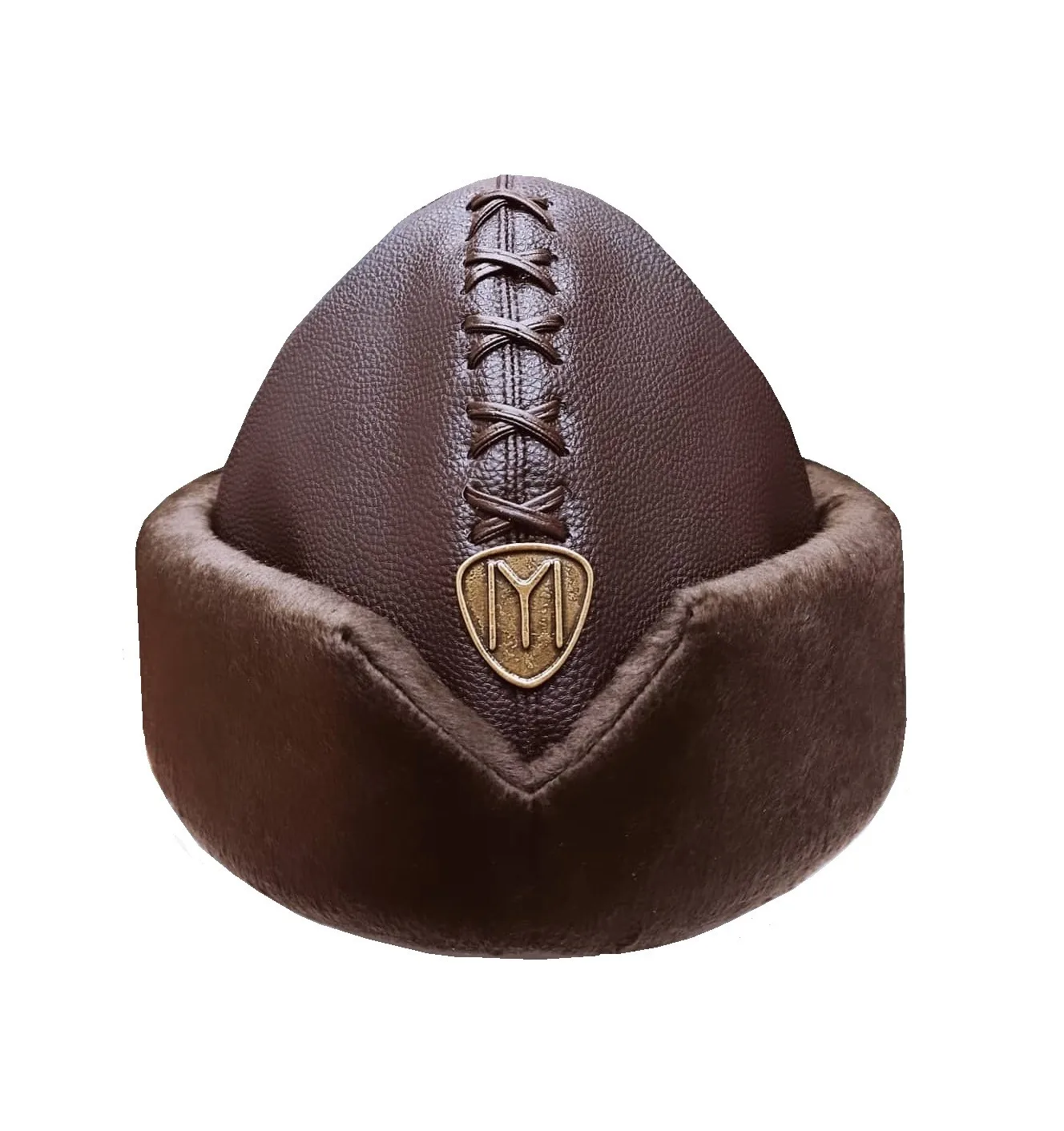Ertuğrul Gazi Leather Börk Hat Fez 