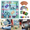 Adultopoly Board Game Couple Board Game Interactive Relationship Card Game Portable Couple Game for Boyfriend Girlfriend 2