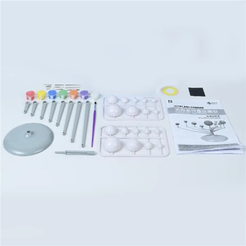 Children Toys Planetary Model Puzzle Assembled Solar System Planetary Kids DIY Toy Set 3D Puzzle Toy Educational Puzzles New 3