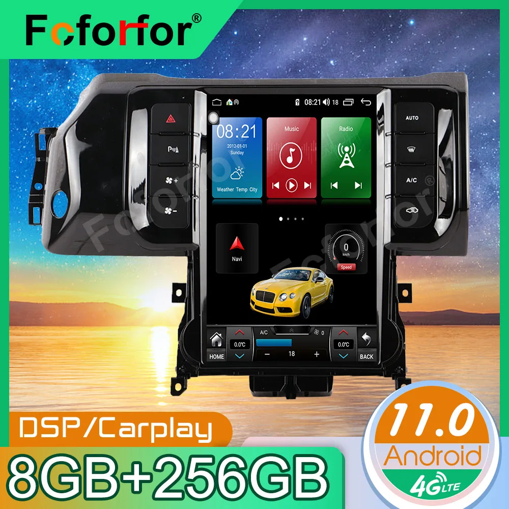 

Радио для Land Rover Evoque 2014-2018 автомобильный Android 11 8G + 256G сенсорный экран GPS навигация мультимедийный автомобильный стерео плеер головное устройство