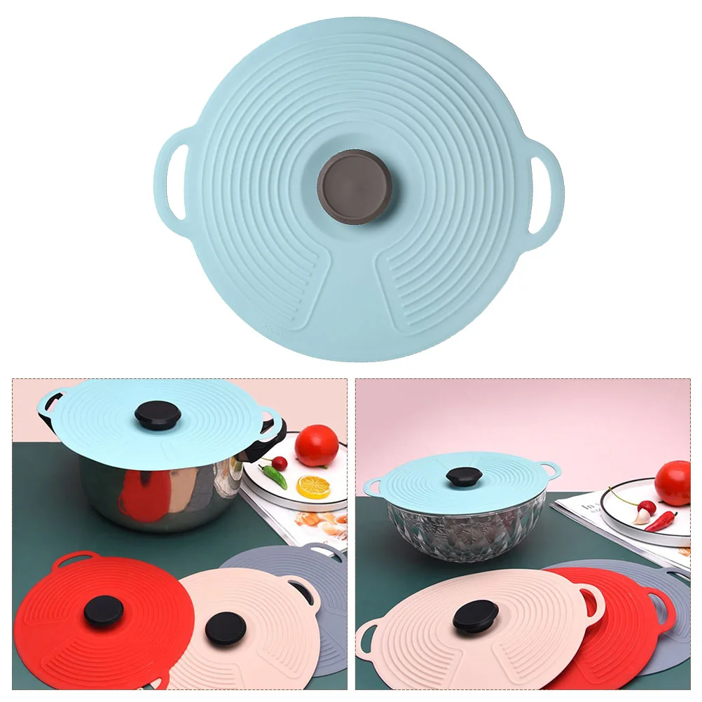

Silicone Pot Lid Round Cover Kitchen Bowl Sealing Fresh-keeping Anti-spill Sealed