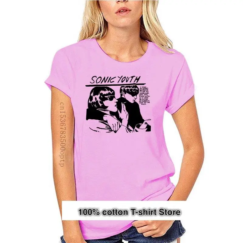 Camiseta de manga corta con estampado de Sonic Youth GOO, ropa divertida de marca a la moda, talla S,M,L,3XL, Indie Rock, 2021