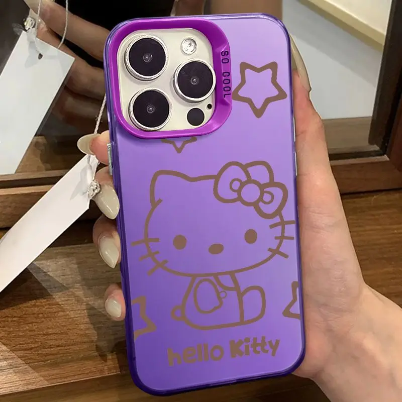 thumbnail image 1 of Hard Phone Case For Samsung Galaxy S23 S22 S21 S20 Plus Ultra Note 20 Ultra Soft Silicone Fashion Hello Kitty Shockproof Cover, 1 of 5