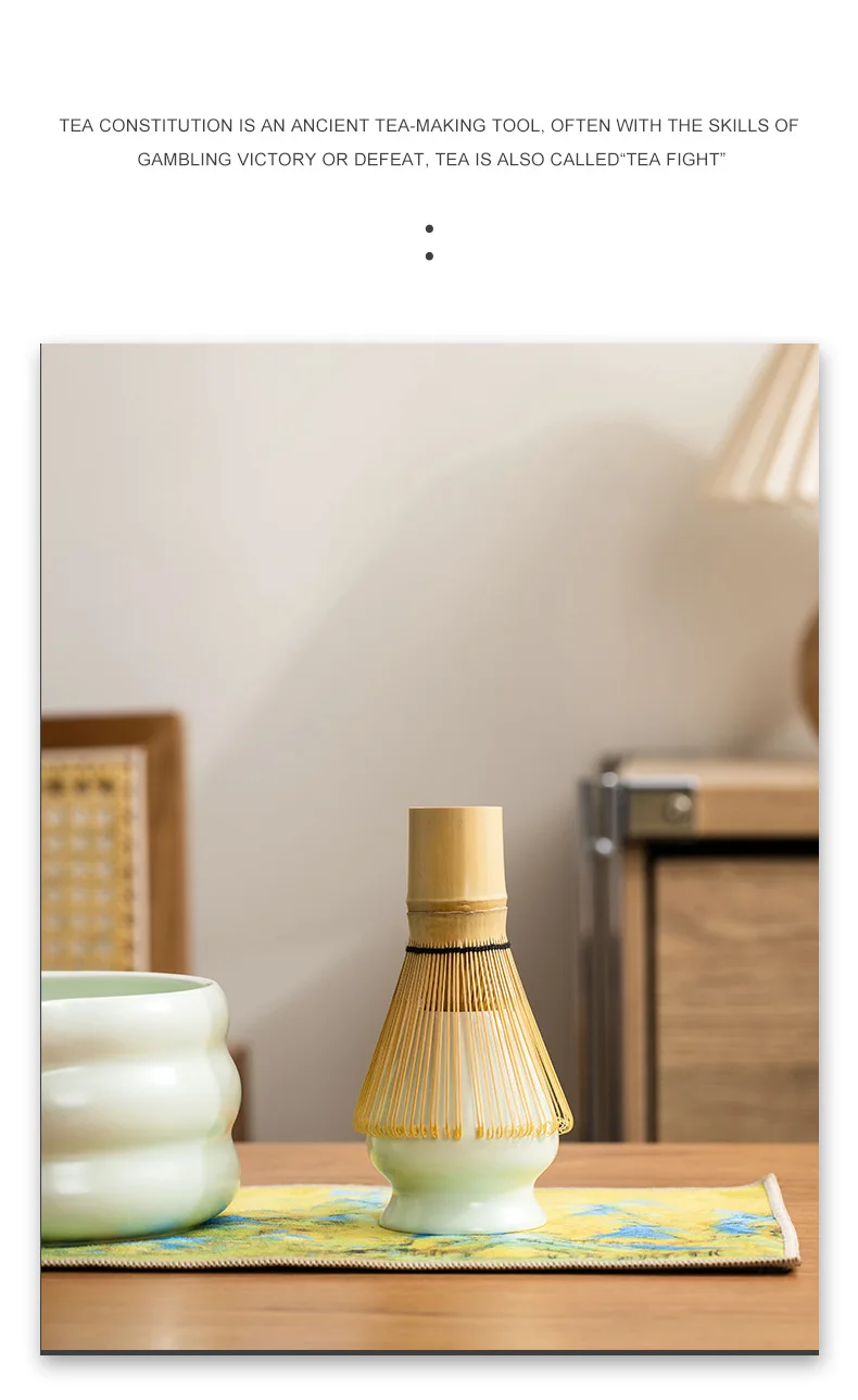 Matcha Tee Set Mit Besen, Keramikschale, Löffel Und Sieb_voghion.com