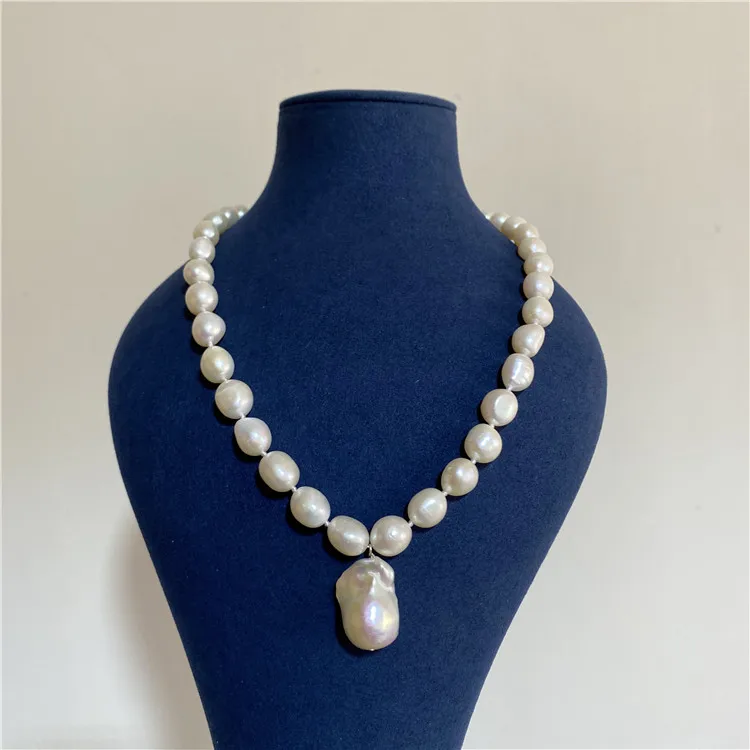 

Natural Baroque Pearl Necklace Classic For Women Lady Jewelry