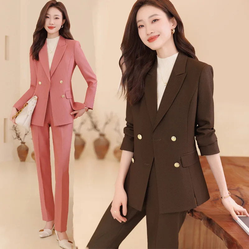 

Small Suit Outfit Women's Autumn and Winter New Korean Slim Casual Jacket 2023 New High Sense Professional Tailored Suit
