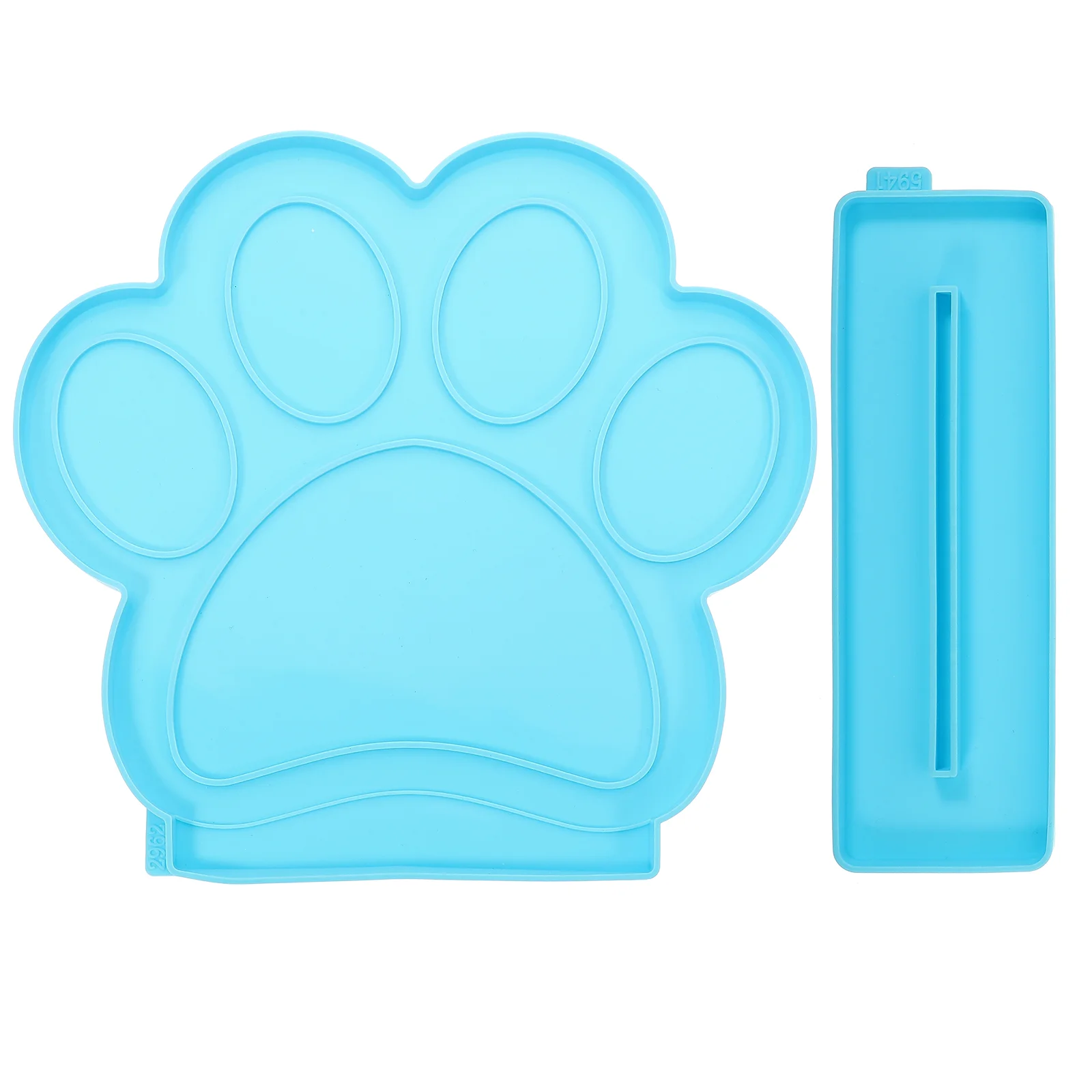 

1 Set of Photo Frame DIY Diy Memorial Picture Frame Mold Flexible Dog Paw Silicone Mold Diy Photo Frame