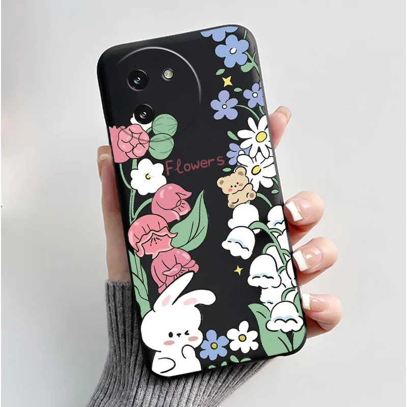 Stylish Black Love Shockproof Silicone Phone Case