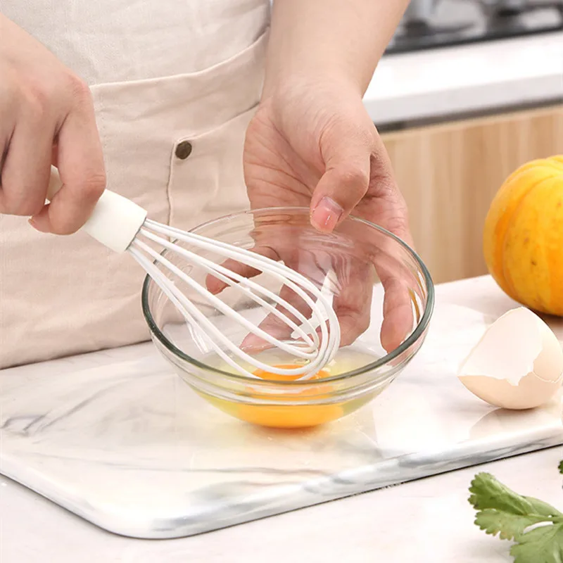 Silicone Kitchen Utensils Food Grade Non-stick Cooking Baking Spatula Silicone Oil Brush Egg Whisk Food Clip Kitchen Accessories