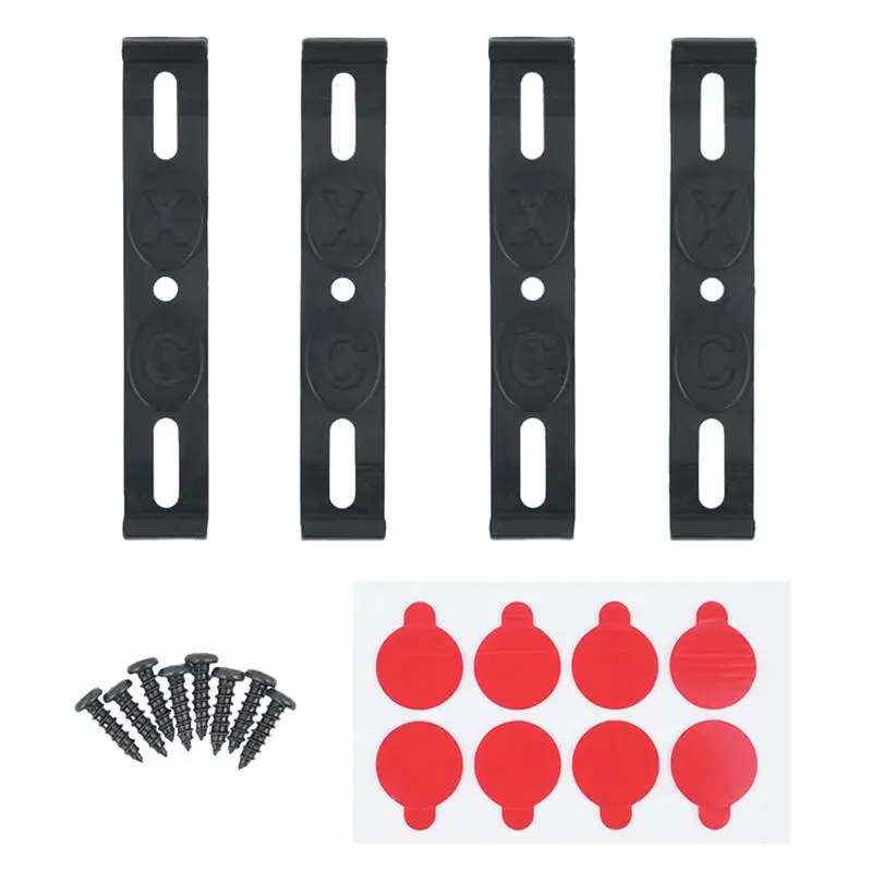 New one  Set Frameless License Plate Mount Weather-Proof Frameless License Plate Frame Car Tag Frame For Front And Rear Car Tags