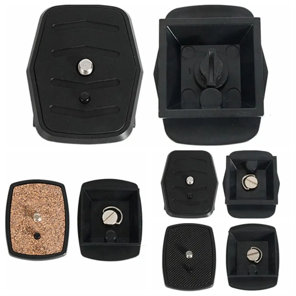 Dslr Quick Release Plate Camera Plate Tripod Head Adapter With 1/4 Screw For Yunteng Velbon 690/590/600 Camera Tripod camera tripod plate,camera tripod adapter,camera mount plate,tripod adapter mount