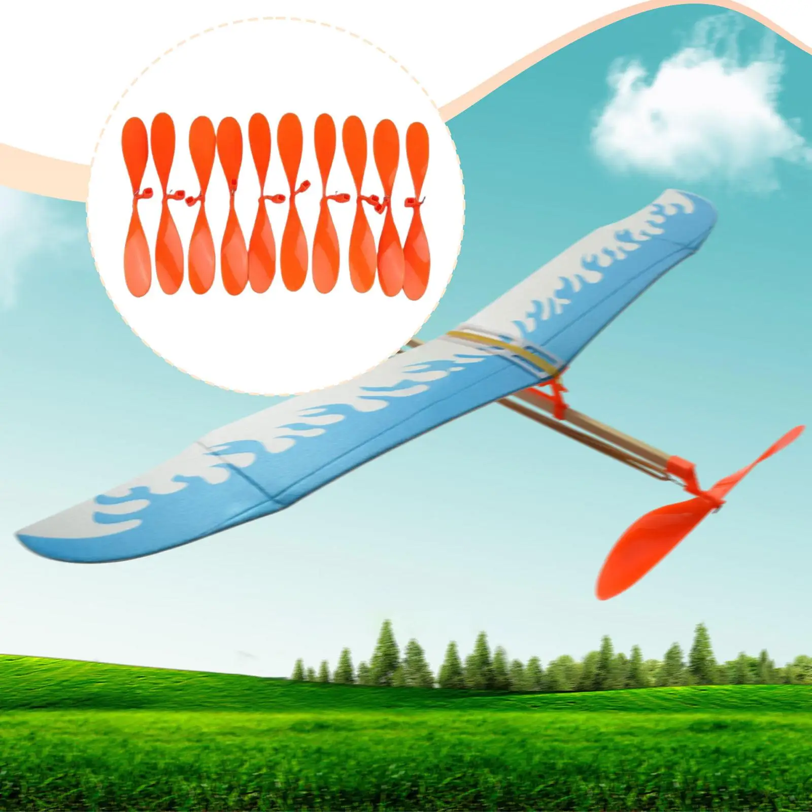 10 Pieces RC Airplane Propellers Easy to Install, Replace, Premium, Portable Accessories Model Plane Propellers Durability 10 Pieces RC Airplane Propellers Easy to Install, Replace, Premium, Portable Accessories Model Plane Propellers Durability