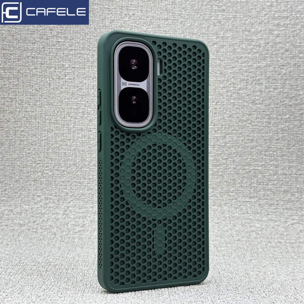 MagSafe Honeycomb Heat Dissipation Breathable Magnetic Back Cover