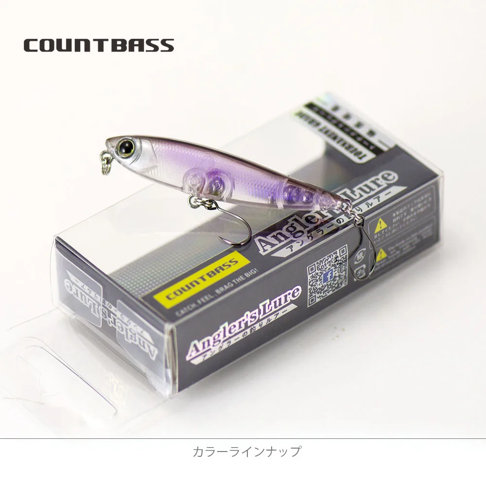 COUNTBASS Wobbler Topwater 55mm 2-3/16" 3g 1/8 oz. Floating Lure Pencil Plug Angler's Fishing Lures La Peche Au Leurre Hardbaits