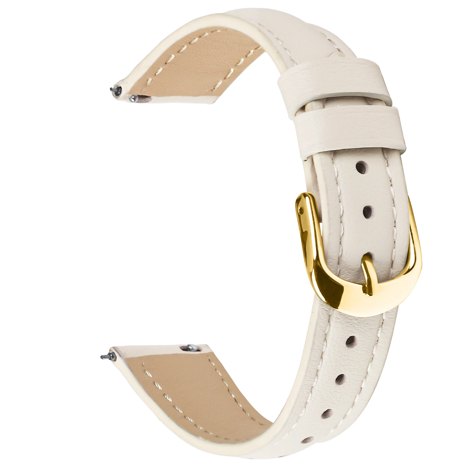 Leather Sport Band Replacement: Slim Adjustable Wristband for Business and Casual Wear