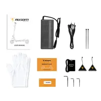 Trottinette électrique Ausom Gosoul 2 Pro à double moteur, moteur 1000W*2, batterie 48V 18Ah, pneus de 10 pouces, vitesse maximale de 60 km/h, autonomie de 90 km, frein à disque avant et arrière, double suspension avant, déverrouillage NFC 6