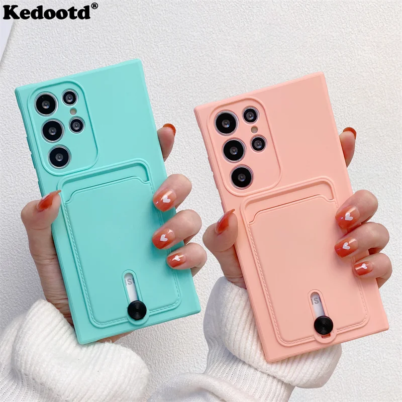 Liquid Silicone Wallet Card Holder Soft Case
