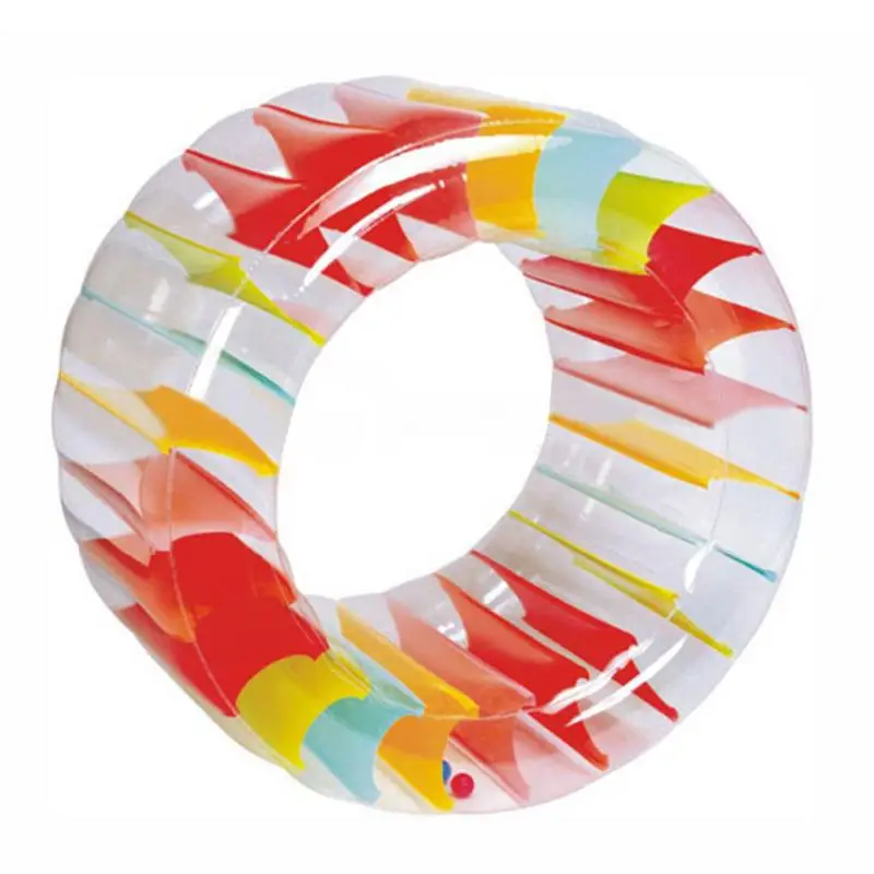 

Kids Colorful Inflatable Water Wheel Roller Float 36inch Giant Roll Ball For Boys And Girls Swimming Pool Toys Grass Plaything