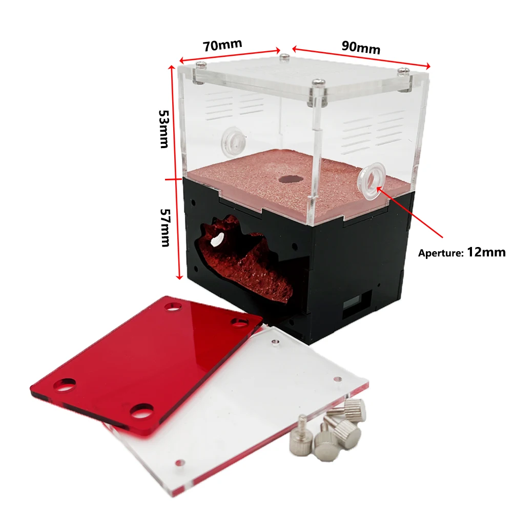 Acrylic Ant Farm Concrete Ant Nest Moisturizing Water Tower Queen Breeding Insect House Anthill Workshop ant farm supplies ant farm