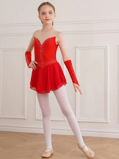 Zeddg Costumi Per Pattinaggio Artistico Body Ginnastica Artistica