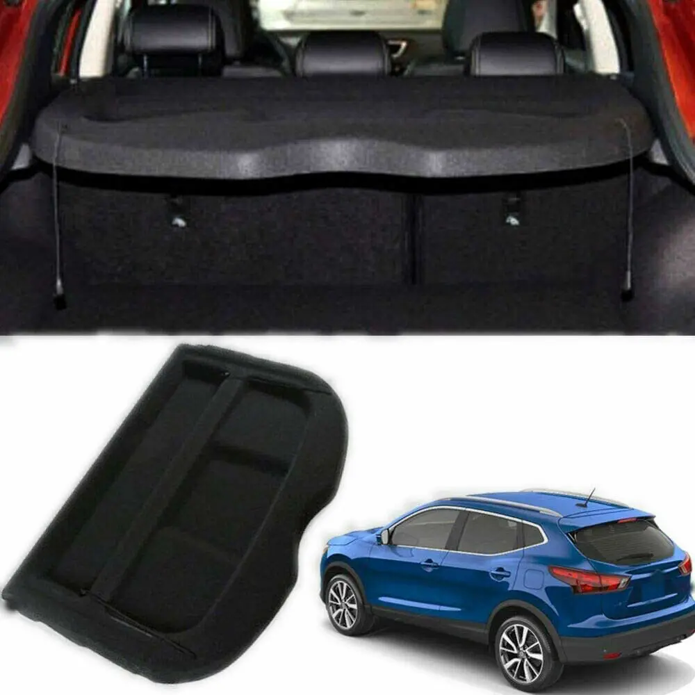 

Non-Retractable Cargo Cover Flocking Shelf for 2017-2022 Nissan Rogue Sport Rear Trunk Shade Security Screen Shield Blind