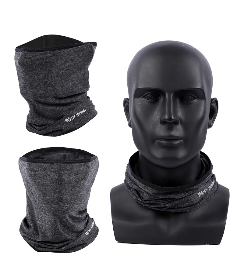 Summer Cool Bandana High Elastic Breathable Hiking Cycling Running Tube Scarf Half Face Mask Men Women WEST BIKING