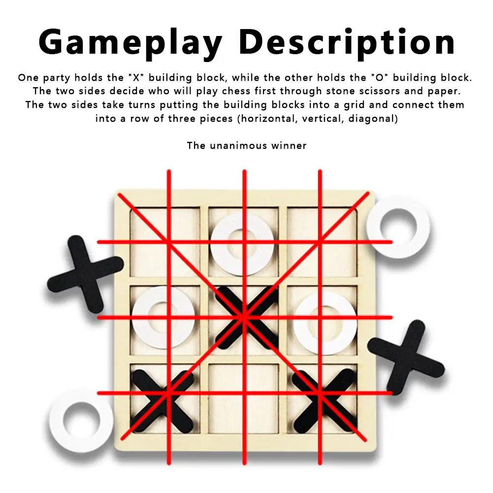Montessori Chess Play Wooden Jigsaw Toy Game Interaction Puzzles Training Brain Learing Early Educational Toys For Children Kids