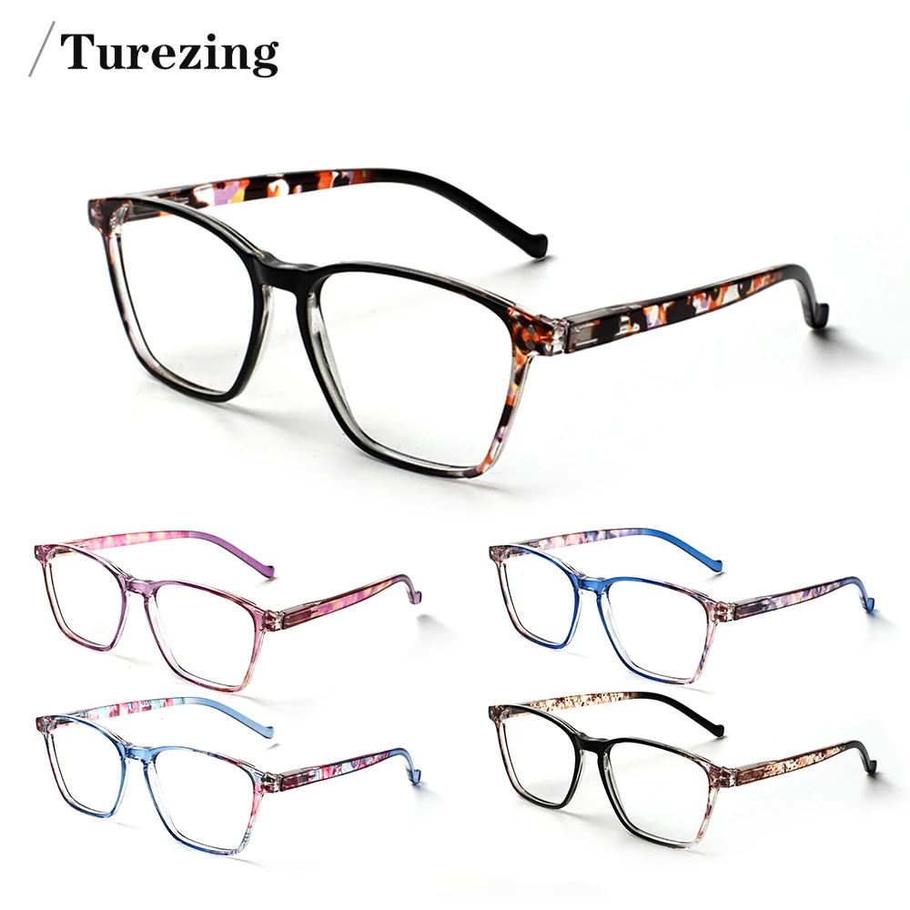 Turezing Reading Nuovi Occhiali Da Presbite Per Uomo E Donna Bayan Redondo Occhiali Da Lettura Print Flower Frame Eyewear