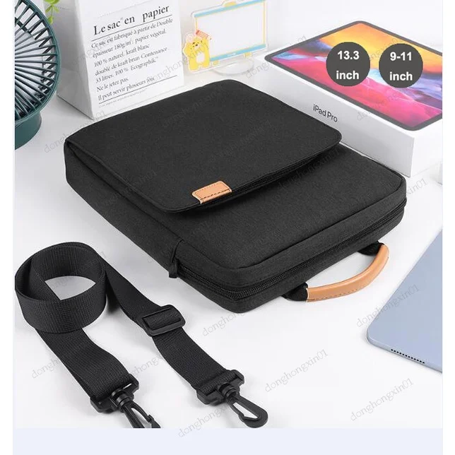 Borsa A Tracolla Per Tablet Per Multi-Tasche Da 9-11 Pollici Per Ipad Air 5 10.9 "2022, Ipad Pro 11 M2 2022-2018, Ipad 10Th 10.9, Ipad 9/8/7