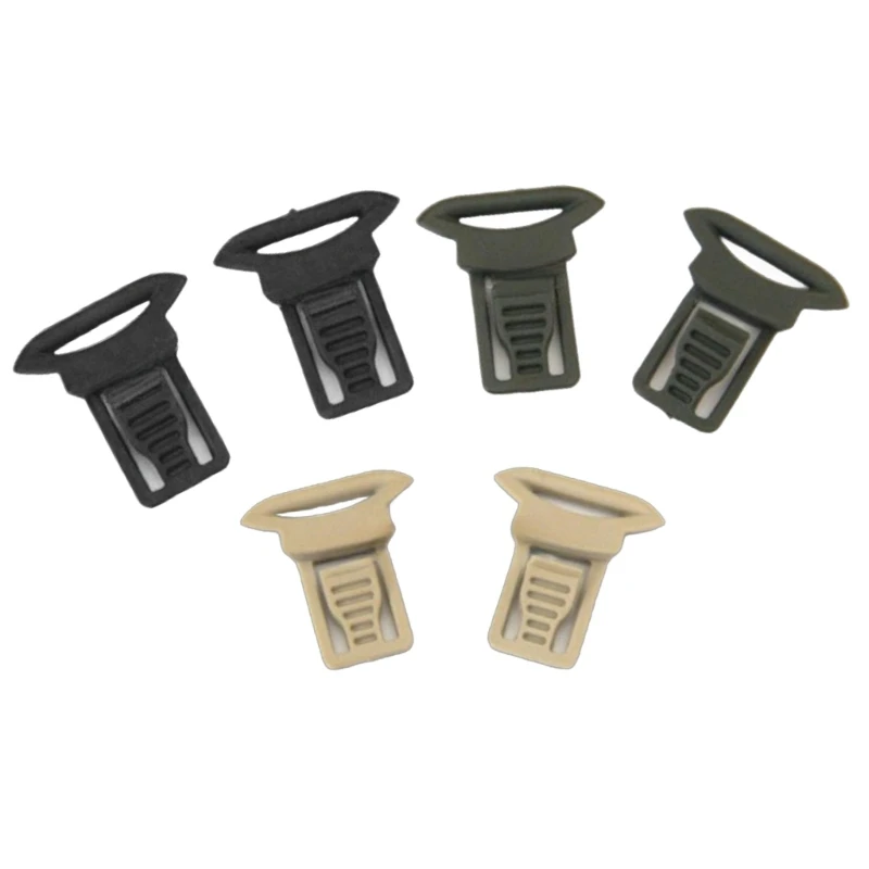 1 Pair Tacticals Helmets Goggles Swivels Clip Plastic Goggles Buckles Helmets Accessories for Side