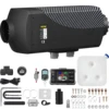 VEVOR 8KW Diesel Air Heater Muffler Diesel Heater 12V Remote Control Diesel Parking Heater with LCD Switch for Car Trucks Bus 1