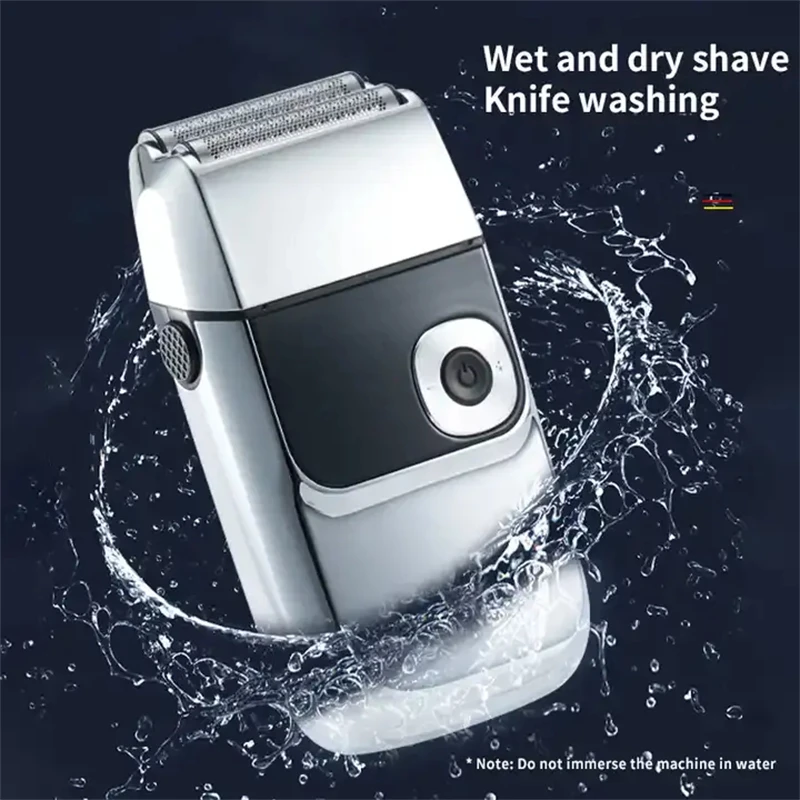 Xiaomi Komingdon 2 in 1 Full Metal Foil Reciprocating Face Beard Bald Head Trimmer Cordless Rechargeable Men's Electric Shaver 2