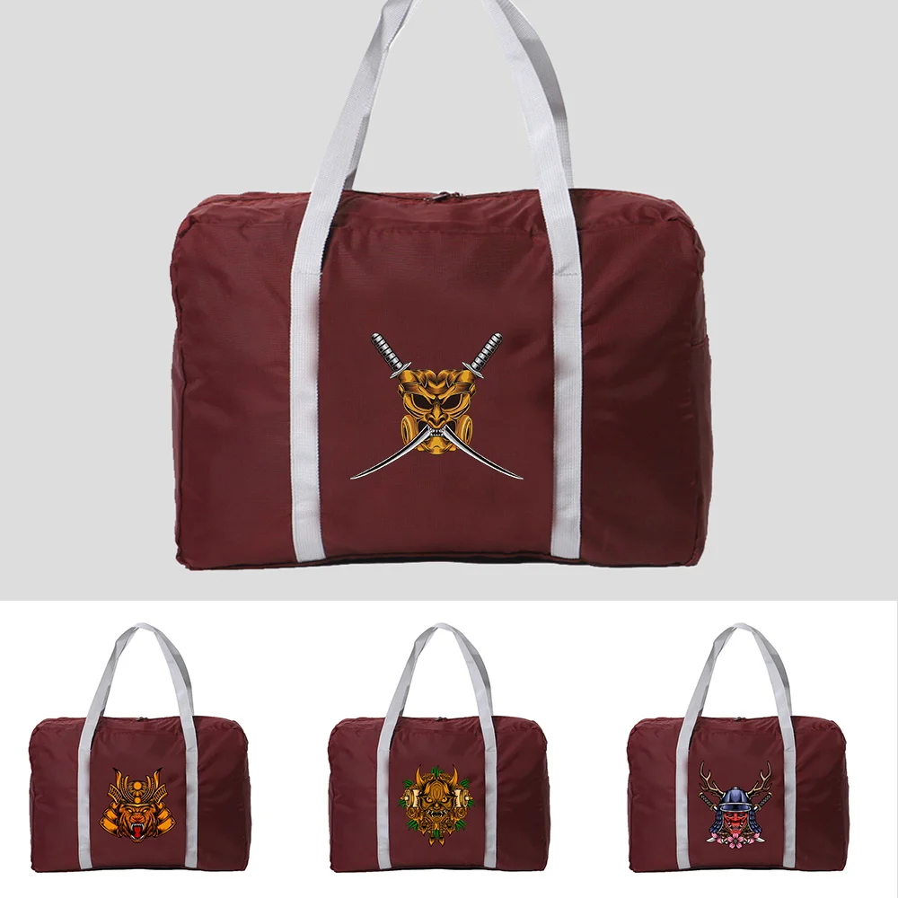 

Travel Bag Unisex Foldable Handbag Organizers Large Capacity Portable Luggage Storage Bags Monster Pattern Travel Accessories