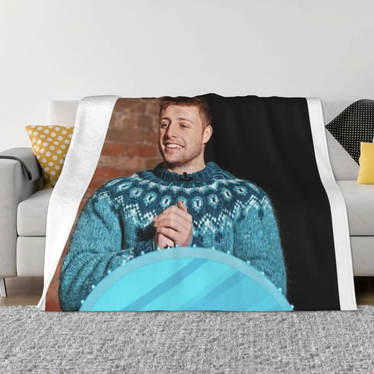 

harry w2s wroetoshaw sidemen Throw Blanket For Decorative Sofa Nap Blankets