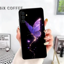 Enchanting Purple Butterfly Silicone Phone Case - Samsung A35 (KHTY00006A)