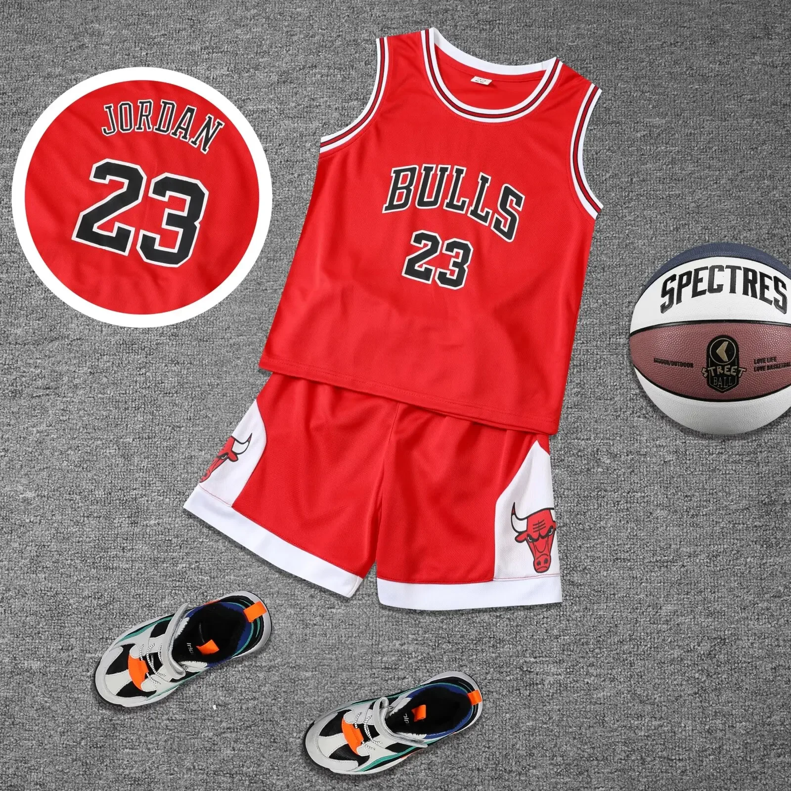Children's clothing suit No. 23 boy girl Basketball Jerseys set primary school jersey game team uniform training vest