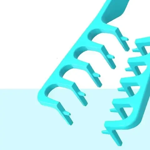 Strumenti per arricciare pettine per capelli volumizzante a denti larghi Texture soffice per uomo Ideale per tutti i tipi di capelli Strumenti per acconciature - immagine 3