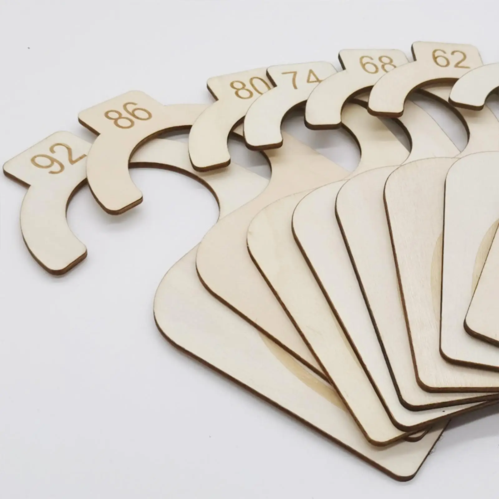 8x  옷장 디바이더,  옷 사이즈 걸이형 정리함, 일상용, 방 옷장,  파티 선물, 방 장식