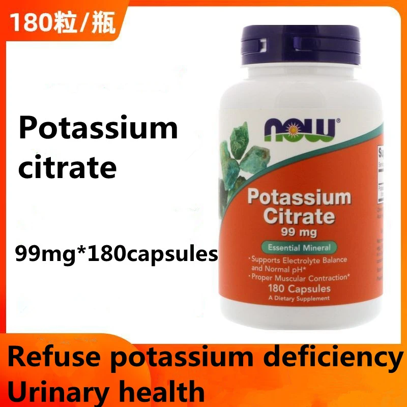 Potassium Citrate Capsule Regulates Uric Acid Balance Acid Base