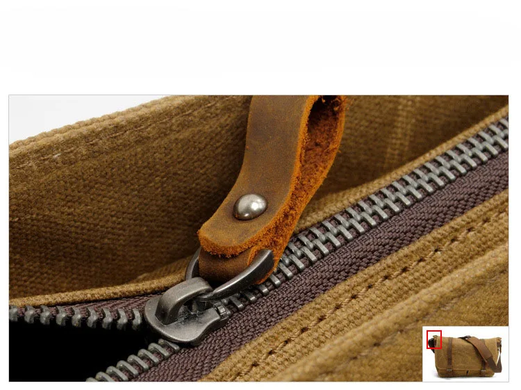 Canvas Laptop Messenger Bag Shoulder Handbag
