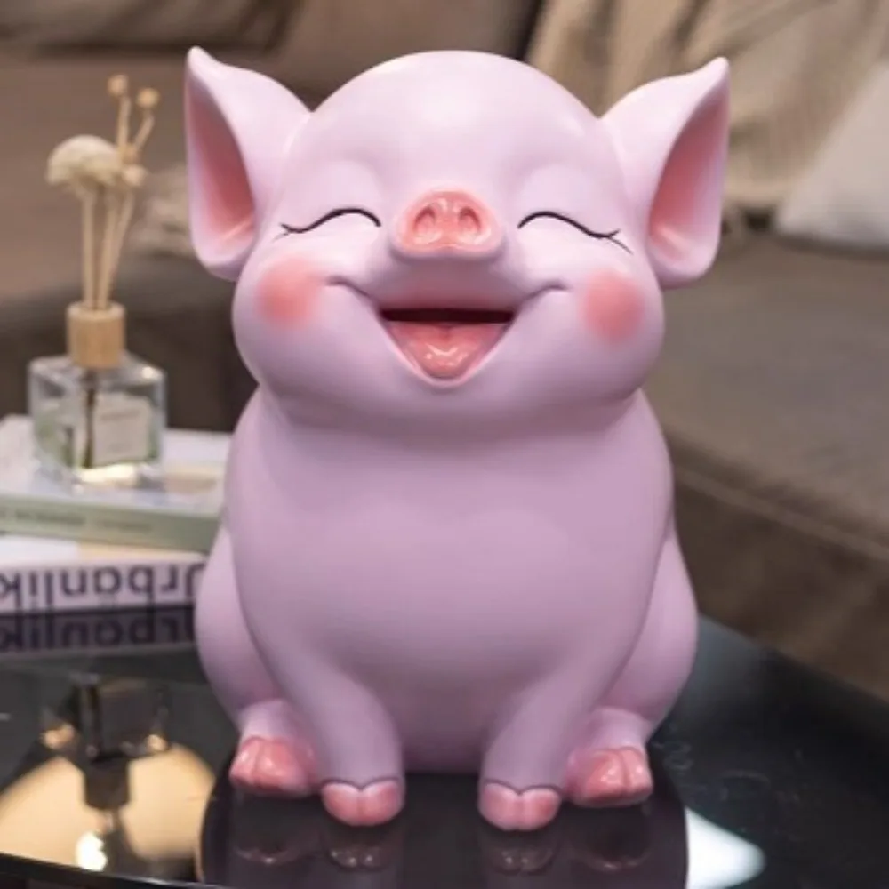 Durable Savings Tank Pig Piggy Bank Decorative Openable Zodiac Pig Ornaments Large Capacity Cartoon Animal Saving Box Kid Toy