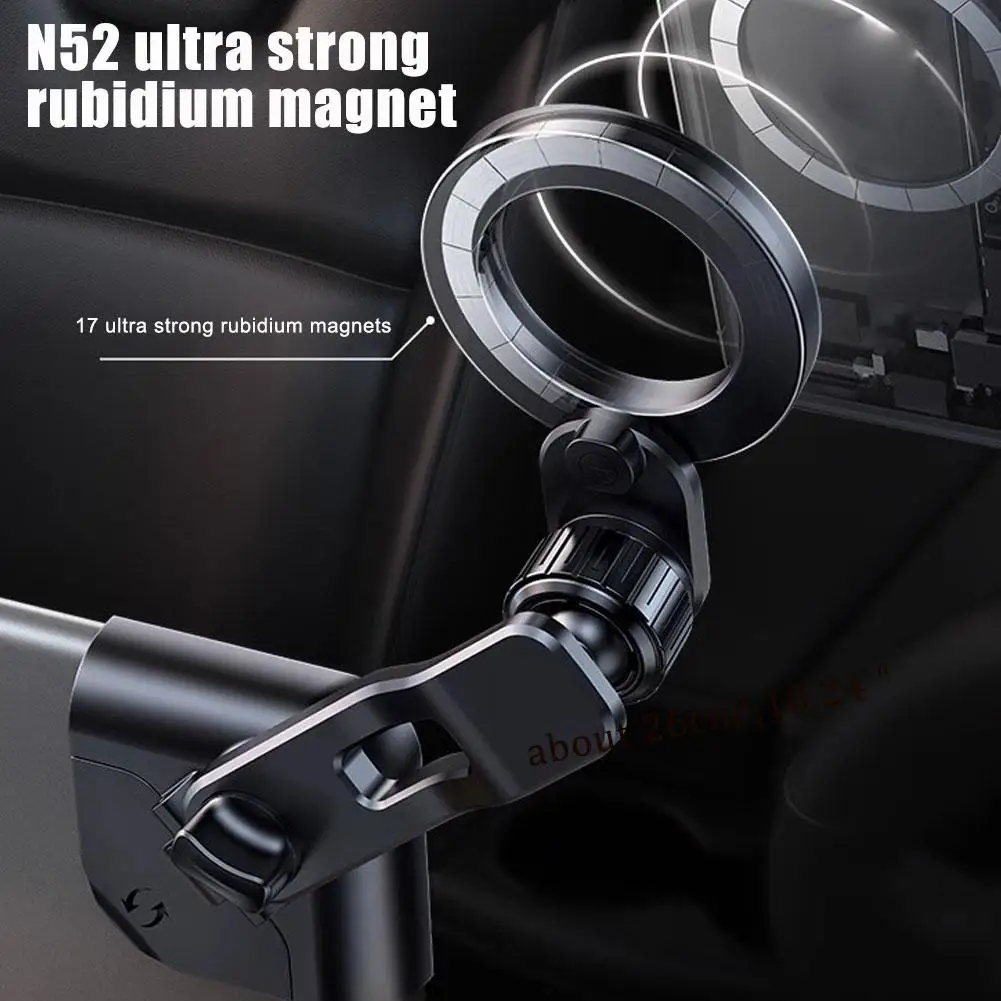 

Magnetic Car Phone Holder for Tesla X Y S Center Control Display Slide Rail Phone Holder Rotatable for iPhone 14 13 F5T8